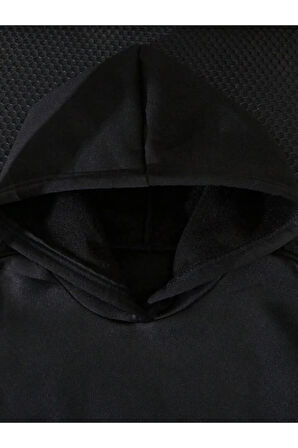 Kız\Erkek Çocuk Beyaz Originals Baskılı Kapşonlu Sweatshirt