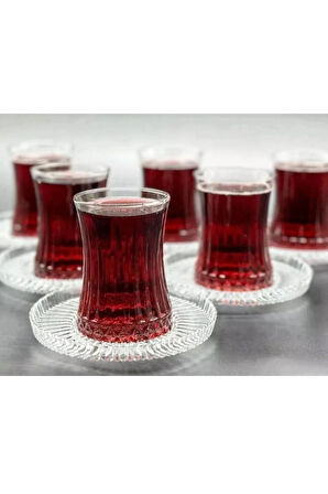 Sadece Tabak6 Parça (elysia Çay Bardağı Uyumlu Bardak Yok) Riva Çay Tabağı 13cm Çap