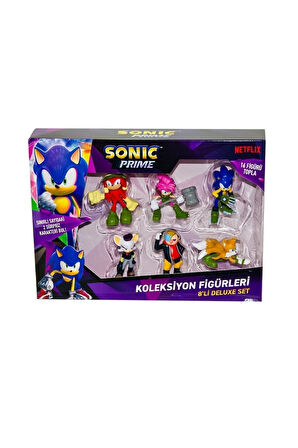 Sonic 8li Figür Set Asortili 2 Nadir Ürün Şansı OYUNCAK SONİC FİGÜR SONİC KARAKTERLERİ SET