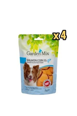 Garden Mix Somonlu Yuvarlak Köpek Ödülü 75 Gr x 4 Adet