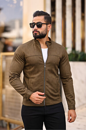 ERKEK SİYAH PREMİUM DERİ CEKET