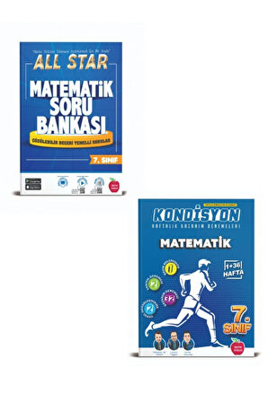 7.sınıf All Star Matematik, Kondisyon Matematik Deneme Seti Hediyeli