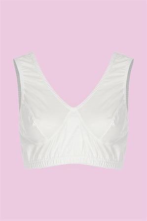 Kadın Beyaz Yarım Atlet Body 3'lü