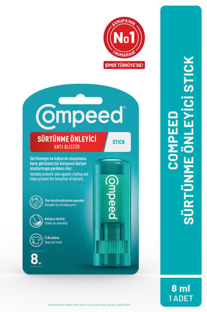 Sürtünme ve Kabarcık Önleyici Ayak ve Vücut için Stick 8 ml -Su Toplaması Karşıtı Koruyucu Bakım