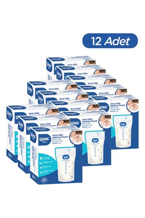 20'li Anne Sütü Saklama Poşeti (20x12 240 Adet)
