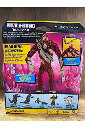 Godzilla vs. Kong Kristal Aksiyon Figürü 15 cm GODZİLLA  SKAR KING FİGÜRÜ  KONG FİGÜRLERİ