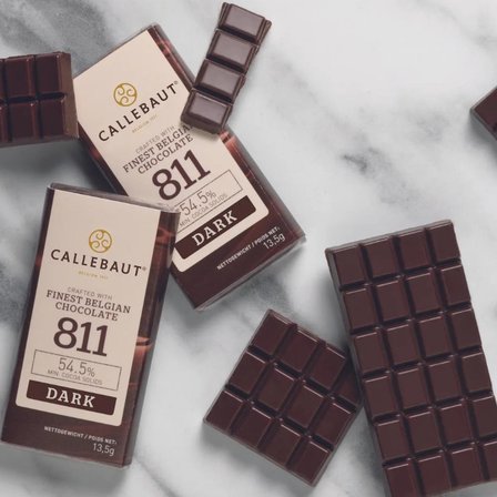 Callebaut Bitter Çikolata Napoliten 1 Kg (75 Adet) Belçika Çikolatası Tekli Sunumluk Mini Bitter Çikolata