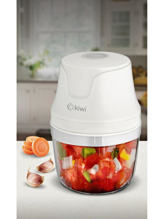 Kiwi KC-8203 3 Bıçaklı 350 ML Şarjlı Gıda Doğrayıcı Blender