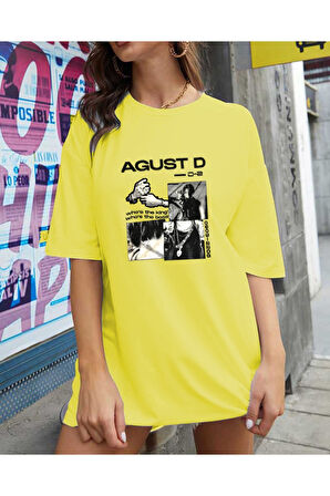 Favoriconsept - Bts - Suga Agust D Who's The King Boss Unisex Tişört