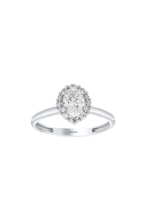Altın Oval Yüzük - 14K