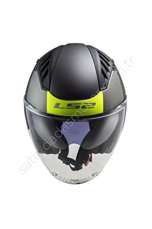 COPTER 2 URBANE MAT SİYAH-NEON SARI AÇIK KASK