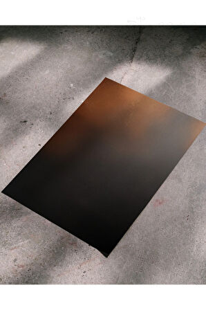 Çerçevesiz Poster Dijital Baskı Soyut "Bakır" - 50x70