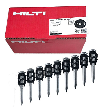 Hilti BX 4-22 AKÜLÜ ÇİVİ ÇAKMA TABANCA SETİ (7.000 Adet Çivi Dahil)