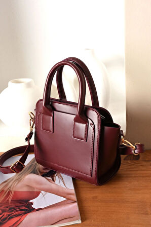 Kadın Şık Tasarım Kutu Model El Ve Omuz Çanta