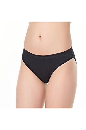 Kadın Siyah  Bikini Külot  6'lı