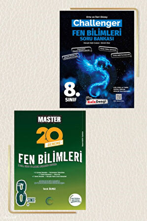 8. Sınıf Lgs Fen Bilimleri Challenger Soru Bankası ve Okyanus Yayınları Master Fen Bilimler Denemesi