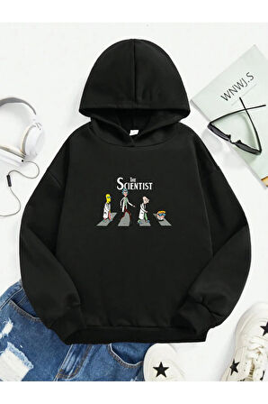 Çocuk Kapüşonlu Baskılı Sweatshirt