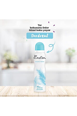 Emotion Ocean Fresh 2'li Kadın Deodorant 2x150ml