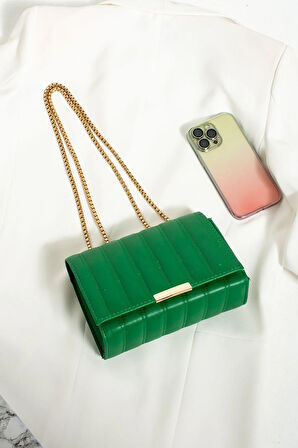 Zincir Askılı Mıknatıslı Omuz Ve El Çantası