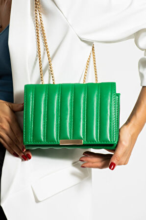 Zincir Askılı Mıknatıslı Omuz Ve El Çantası