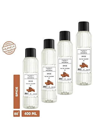 Tarçın Kolonyası 400 ml – Ferahlatıcı Baharatlı Koku, Kalıcı Etki 4 ADET