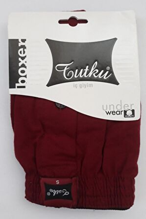 Erkek Siyah Penye Düğmeli Boxer 6'li Paket Boxer115