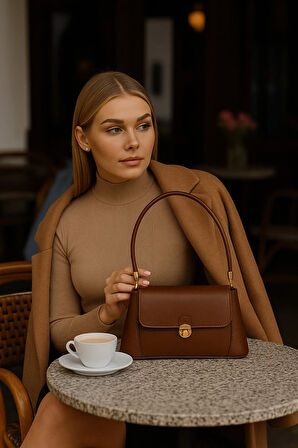 Lüks Elegant Klasik Omuz Çantası