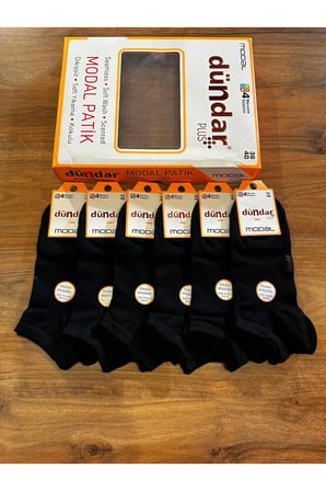 Kadın Modal Dikişsiz Konforlu Yazlık Patik Çorap 6’lı Paket