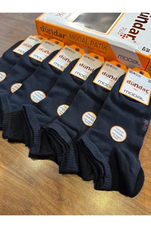 Kadın Modal Dikişsiz Konforlu Yazlık Patik Çorap 6’lı Paket