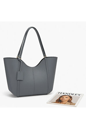 Grande Lüks Büyük Omuz Çantası Makyaj Çantası Hediyeli