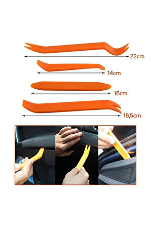 Carub Oto Iç Panel - Teyp Sökme Aparat Seti Torpido Ve Kapı Sökme Aparatı