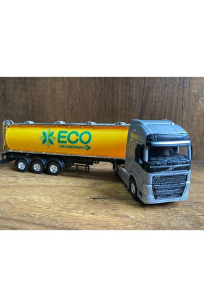 Volvo Fh4 4x2 Ve Tanker Dorse Welly Tır Çekici DİECAST TIR TANKER ÇEKİCİ