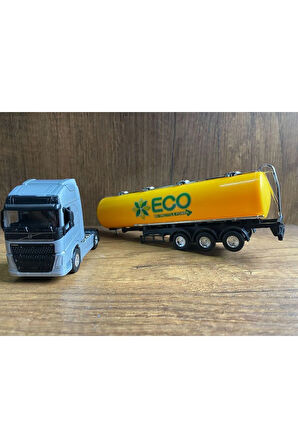 Volvo Fh4 4x2 Ve Tanker Dorse Welly Tır Çekici DİECAST TIR TANKER ÇEKİCİ
