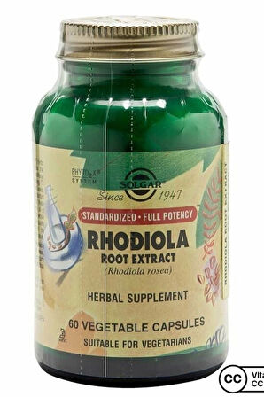 Solgar Rhodiola Root Extract 60 Kapsül