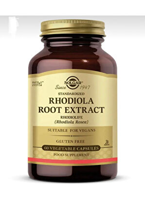 Solgar Rhodiola Root Extract 60 Kapsül