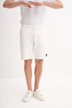 Slim Fit Örme Bermuda Süet Şort