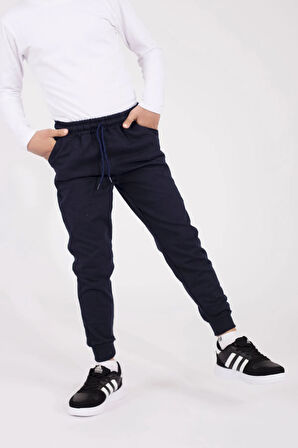 CHİC STREETWEAR iki parça cepli paça ribanalı 2ip unisex çocuk eşofman takımı 5-16 yaş