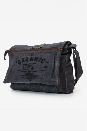 Salaş Omuz Çantası Pamuk Postacı Laptop Okul Seyahat Günlük Vintage Retro - Mulater Bag 8128