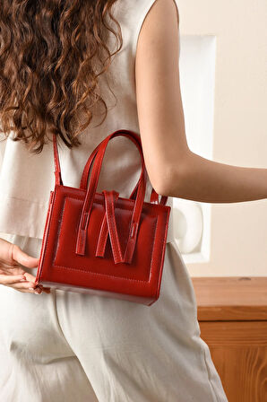 Lüks Reyhani Kutu Çapraz Askılı El Ve Omuz Çantası