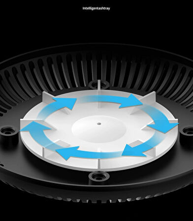 Koku Önleyici ve Duman Çeken Şarjlı Küllük