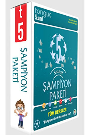 5. Sınıf Şampiyon Paketi / Kolektif / Tonguç Akademi / 8683781816989