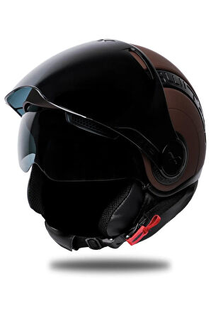 Sx.10 Mat Kahverengi Kask