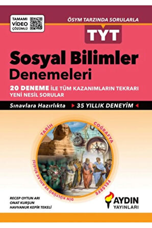 Aydın Tyt Sosyal Bilimler 20 Deneme