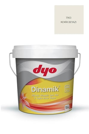 Dinamik Silikonlu Silinebilir Ipek Mat Iç Cephe Duvar Boyası 0986 Begonya 15 Lt