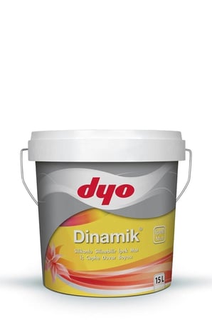 Dinamik Silikonlu Silinebilir Ipek Mat Iç Cephe Duvar Boyası 0986 Begonya 15 Lt