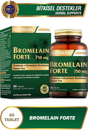 Nutraxin Bromelain Forte 60 Tablet 