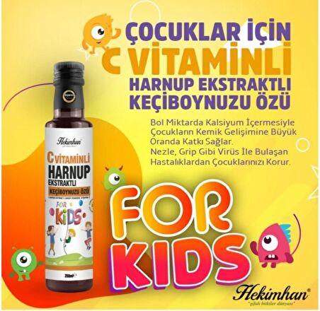 C Vitaminli Harnup Ekstraktlı Macun 240 Gr & Keçiboynuzu Özü 350 ml