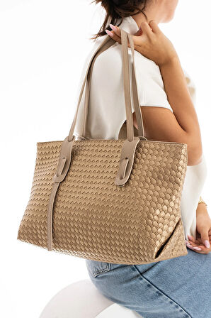 Kadın Omuz Çantası Büyük Astarlı