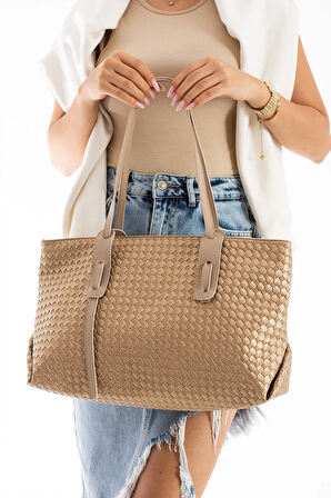 Kadın Omuz Çantası Büyük Astarlı