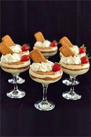 6 Lı Cup Cam Sunumluk Ayaklı Fma091511